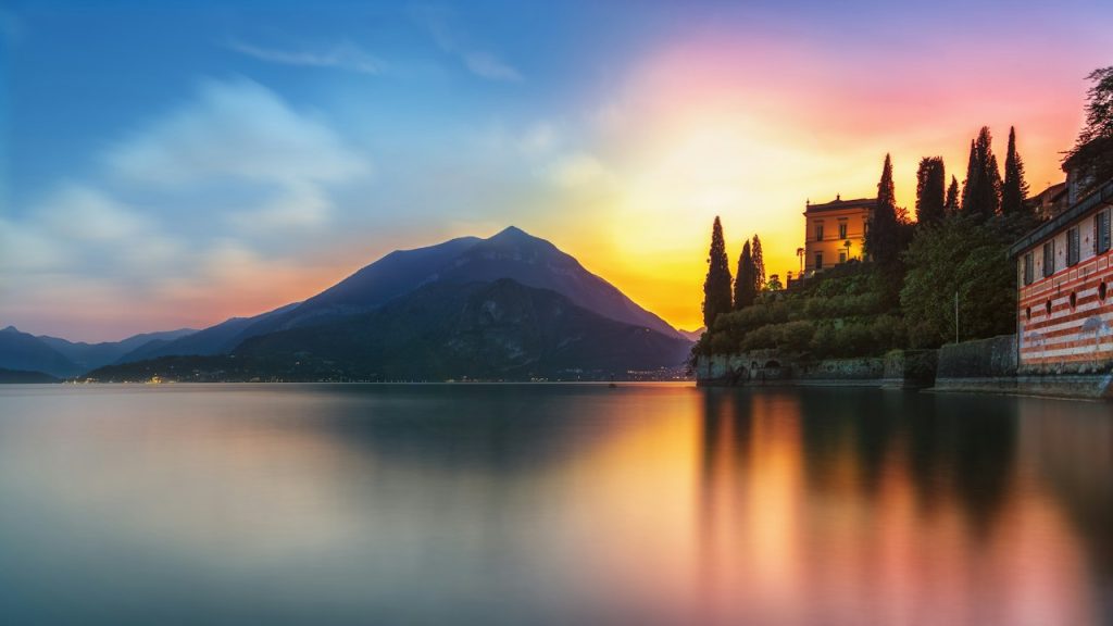 Golden Horizon Sunset Postcard